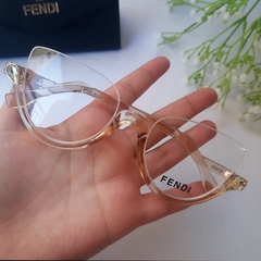 oculos armacao p/grau fendi meio aro - M&M Acessorios