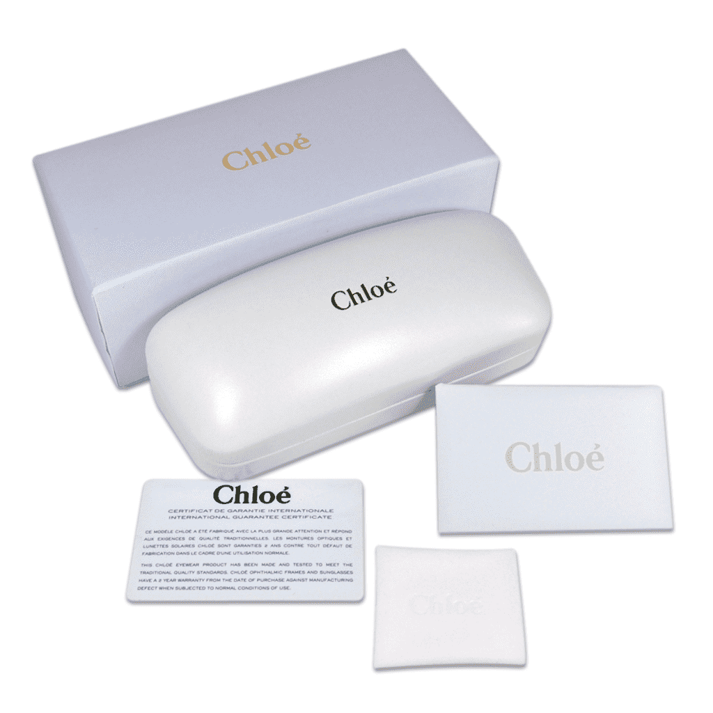 Kit Caixa Case Estojo P/ Oculos Chloe Luxo Original