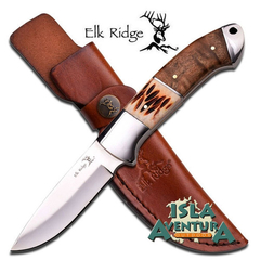 Cuchillo Elk Ridge Er-533 Incluye Funda De Cuero