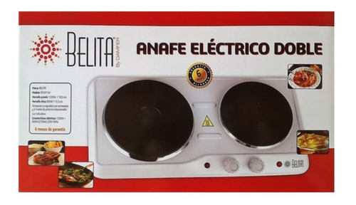 Anafe Eléctrico 2 Hornallas 2100w Termostato - Camping