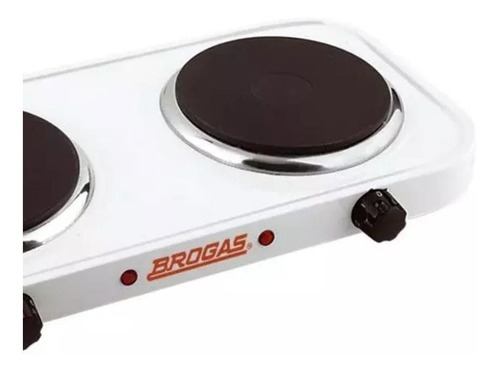 Anafe Electrico Brogas 2 Horn. 2000w An-02-p Ideal Plancheta