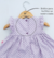 Vestido de Bebê Menina Lacinho Lilás com Poá - loja online