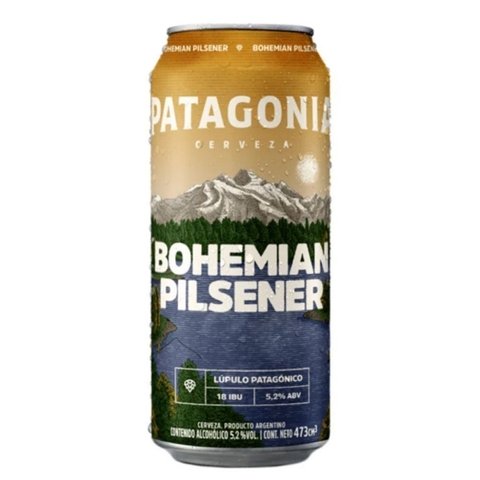 PATAGONIA BOHEMIAN PILSENER (lata de 410 ml)