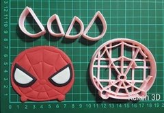 Cortante Tsum Hombre Araña Spiderman Collage 8cm
