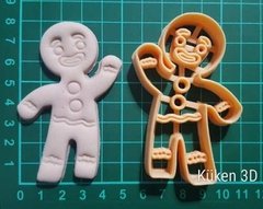 Cortante Muñeco Jengibre 8cm Hombre Shrek