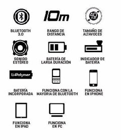 Mini Parlante Portátil Bluetooth inalambrico V3 G-cube Bst-200bk Batería - tienda online