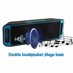 Parlante Portátil Bluetooth Sd Usb Radio Fm Megabass A2dp - tienda online