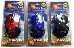 Mouse Optico Con Cable Usb Colores Scroll Global M307usb - comprar online