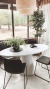 Mesa Kenia microcemento 160 x 80 en internet