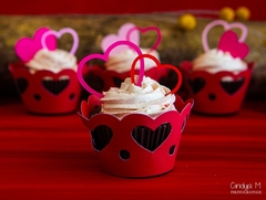 Cupcakes "Quer Casar Comigo?" (c/4un) - Fantiela Bolos e Doces