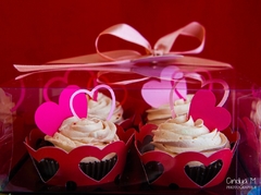 Cupcakes "Quer Casar Comigo?" (c/4un)
