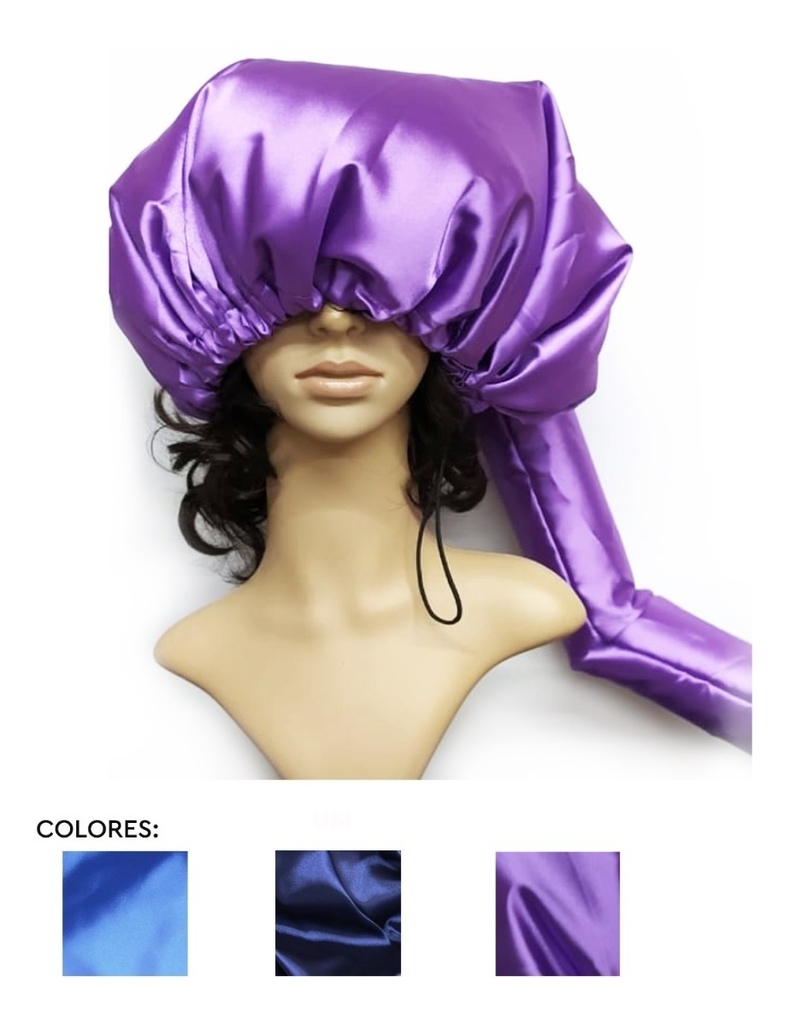 Gorro Elefante Satén Difusor Secador De Cabello