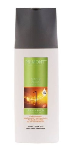Kit Súper Ácido Shampoo + Acondicionador Primont 410ml - comprar online