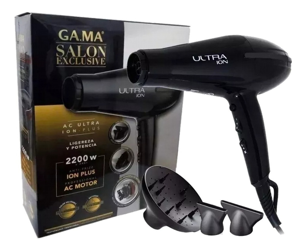 Secador Profesional Gama Ultra Ion Plus 2200w Anti Frizz