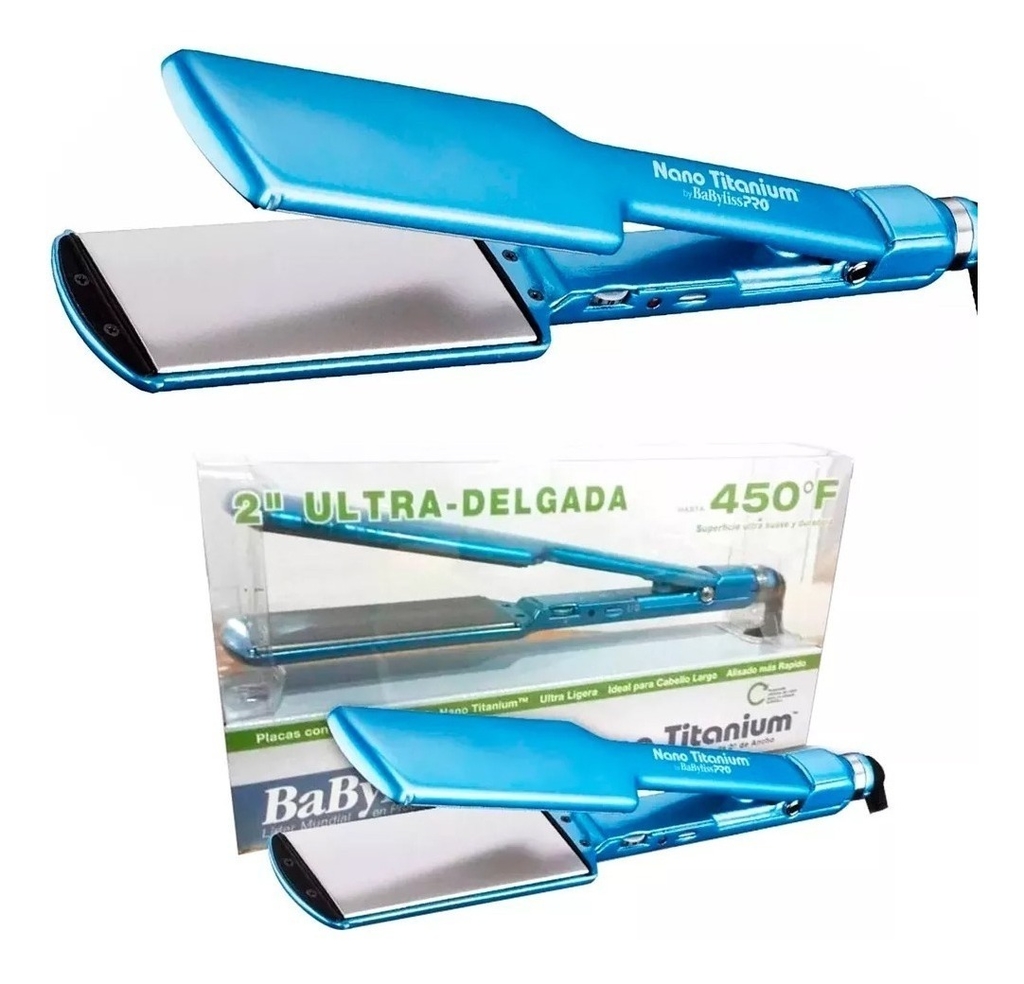 PLANCHA ULTRA DELGADA BABYLISS PRO 3074 NANO TITANIUM
