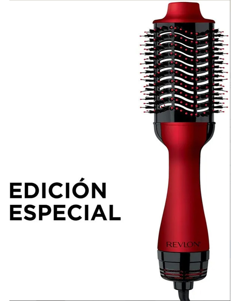 Cepillo Revlon Secador Voluminizador Salón One-step - Rojo