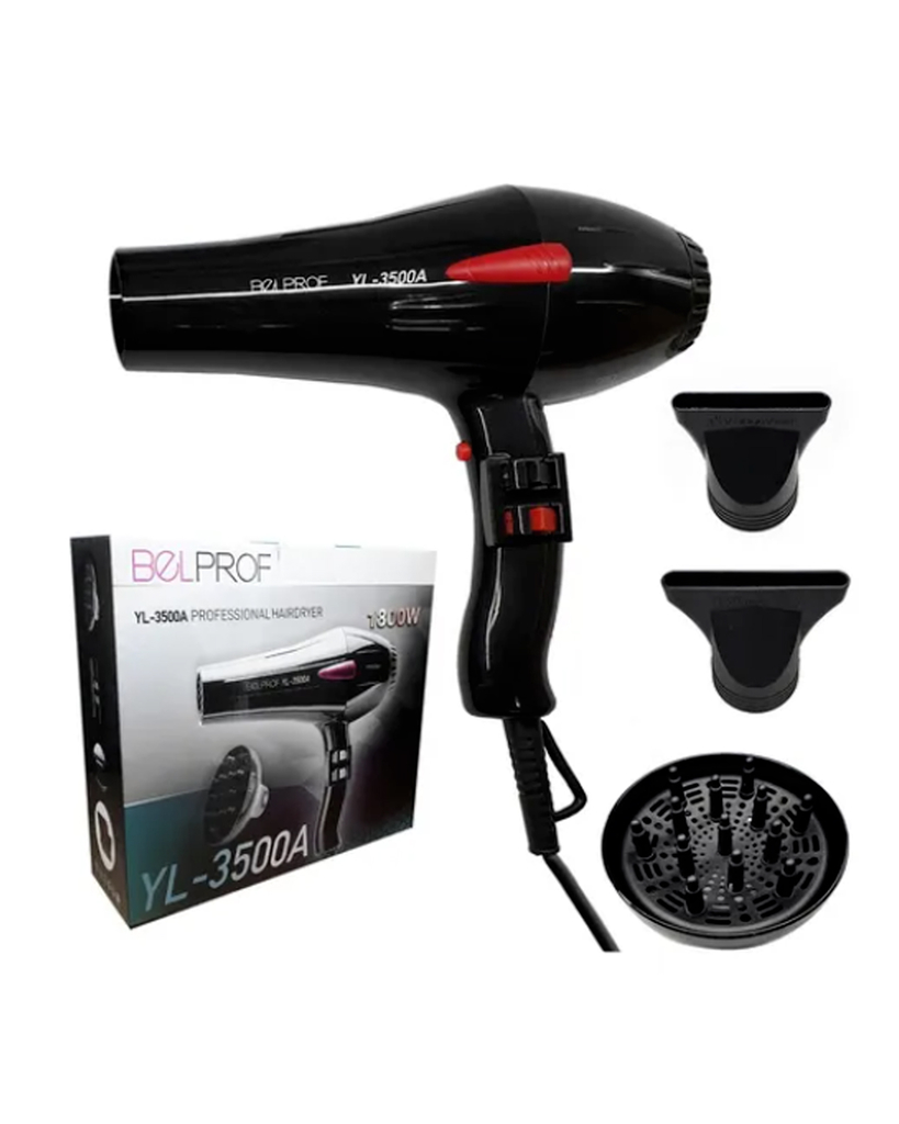 Secador De Pelo 1800W - Belprof 3500 - Pelomania