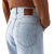 Pantalon Jean Mujer System Straight Row Ancho Con Roturas (SP724015) - comprar online
