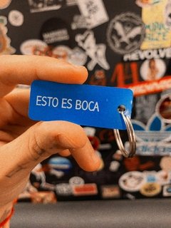 ESTO ES BOCA / LLAVERO PLACA