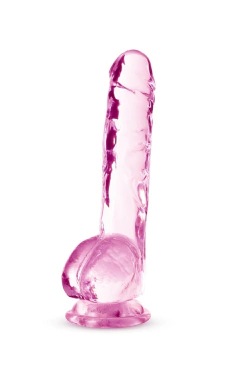 Naturally Yours - 8 Inch Crystalline Dildo - Rose - comprar en línea