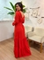 Vestido Longo Tulipa Coral - comprar online