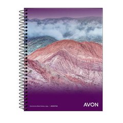 Cuaderno Avon A5 x48 hojas cuadriculadas