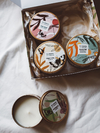 Conjunto velas aromáticas - 4 aromas