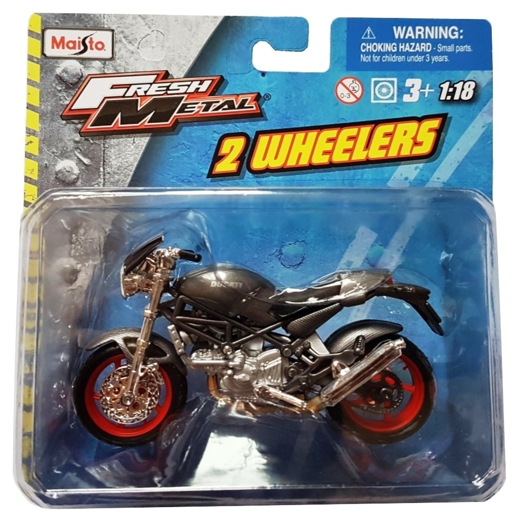 Miniatura de Moto Ducati Monster S4 Escala 1:18 Maisto