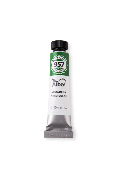 957 Verde Claro G3 - Acuarela Profesional Alba x 10ml