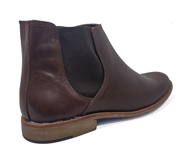 Bota De Hombre / Cuero / Con Elástico / Dorking