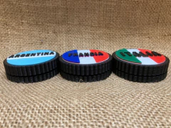 Imagen de Picador Grinder Plástico 3d Pla, 2 Partes Paises Banderas