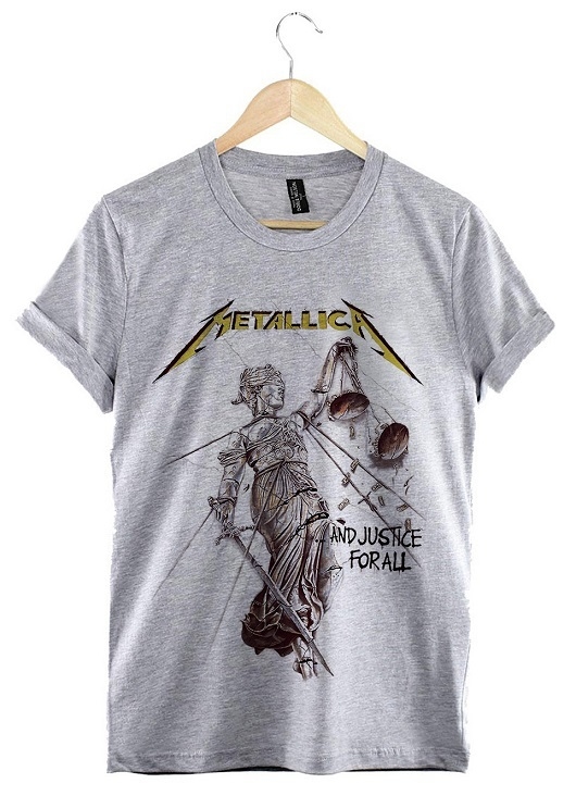 Remera Metallica And Justice For All - Doble Nelson