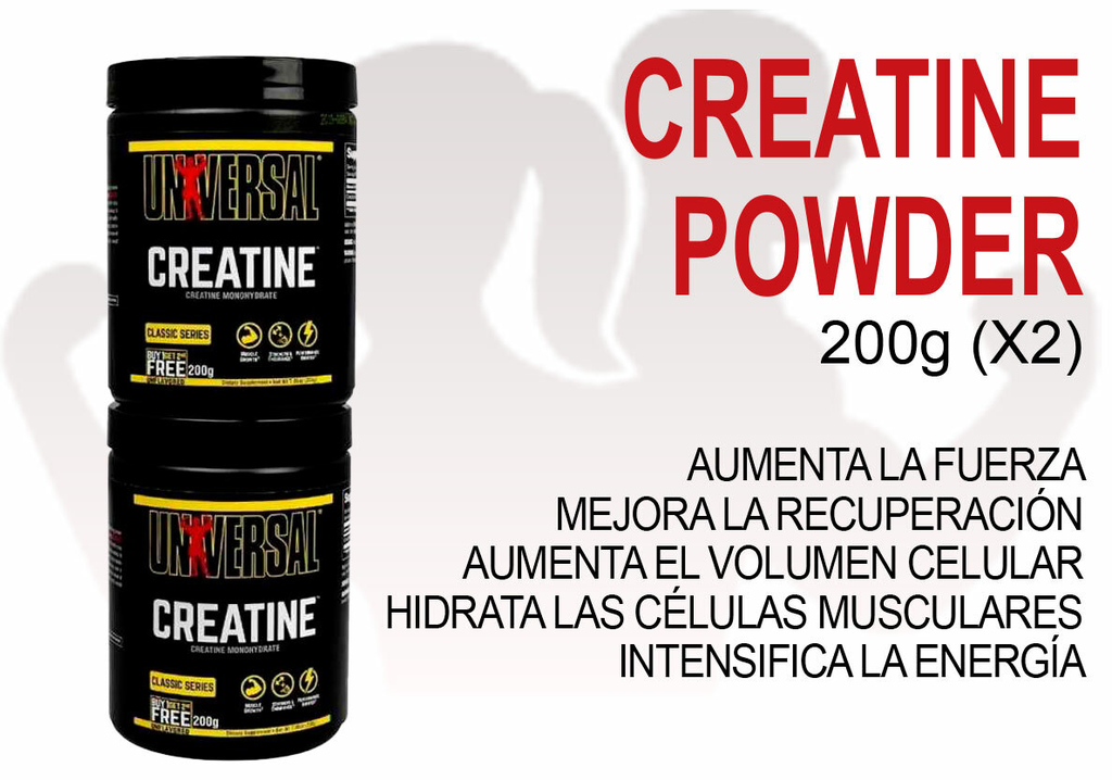 Creatine Powder 400gr (200grx2) - Universal Nutrition
