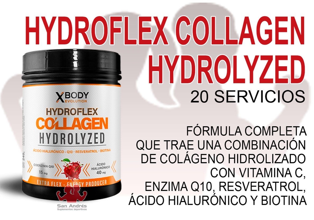 Hydroflex Collagen Hydrolyzed (20 serv) - XBODY EVOLUTION