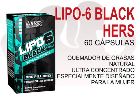 LIPO-6 BLACK HERS Ultra concentrate (60 caps.) - Nutrex