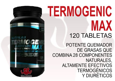 Termogenic Max - (120comp) - NUTRILAB