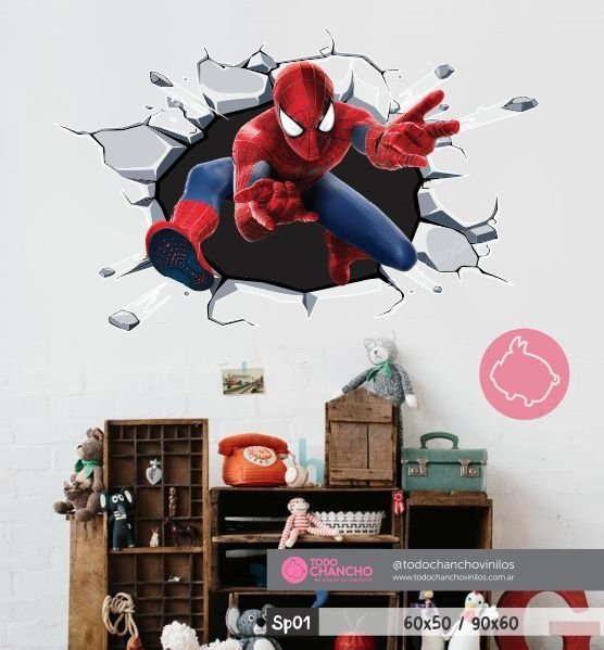 SP01 / SPIDERMAN - TODO CHANCHO vinilos decorativos