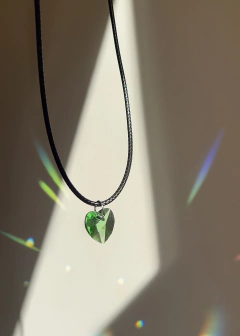 Baby Green Heart Necklace