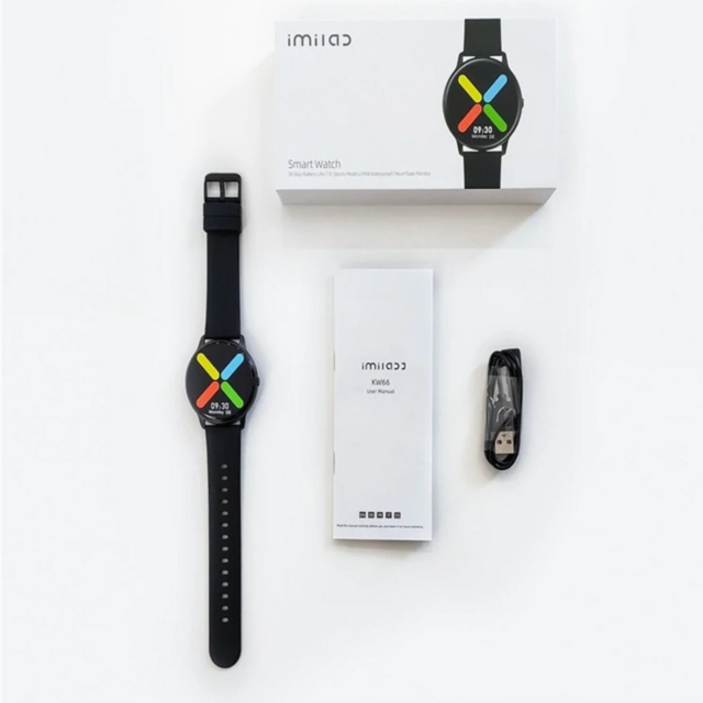 Reloj Smart Watch Xiaomi Imilab Kw66 1.28 Malla Negra