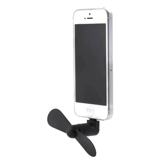 Mini Ventilador Portatil Celular Lightning iPhone Micro Usb