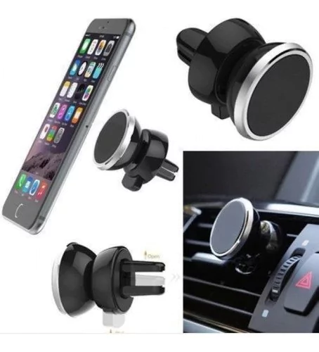 Soporte Auto Iman Giro 360 Para Celular Holder Magnético