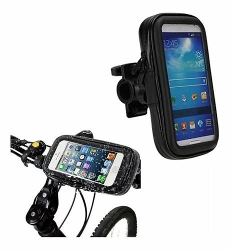 Soporte Holder Funda 360 Celular Gps Moto Bici Impermeable