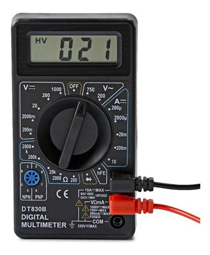 Multimetro Digital Dt-830b Tester Con Cables