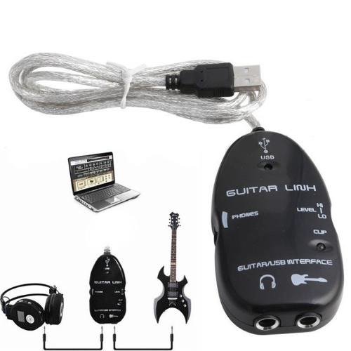 Cable De Audio Usb Interfaz Guitar Link Pc Mac