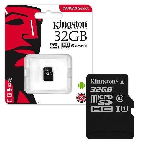 Tarjeta Memoria Micro Sd 32gb Kingston Clase 10 80mb S