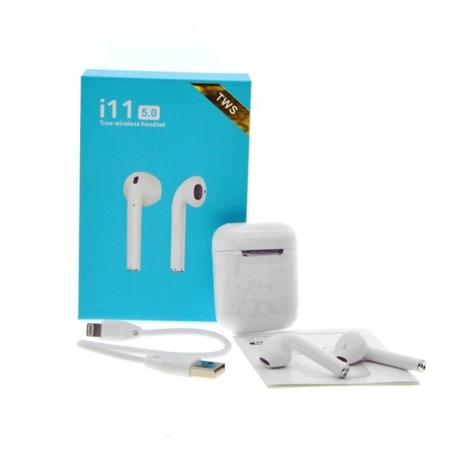 Auricular Inalambrico Bluetooth 5.0 I11 Tws In Ear Blanco