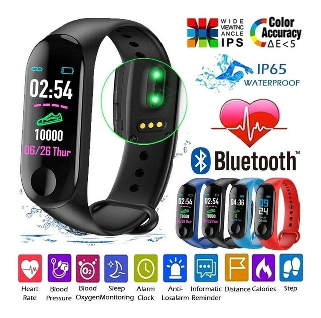 Reloj Inteligente Smartwatch M3 Fit Presion Cardiaco Android