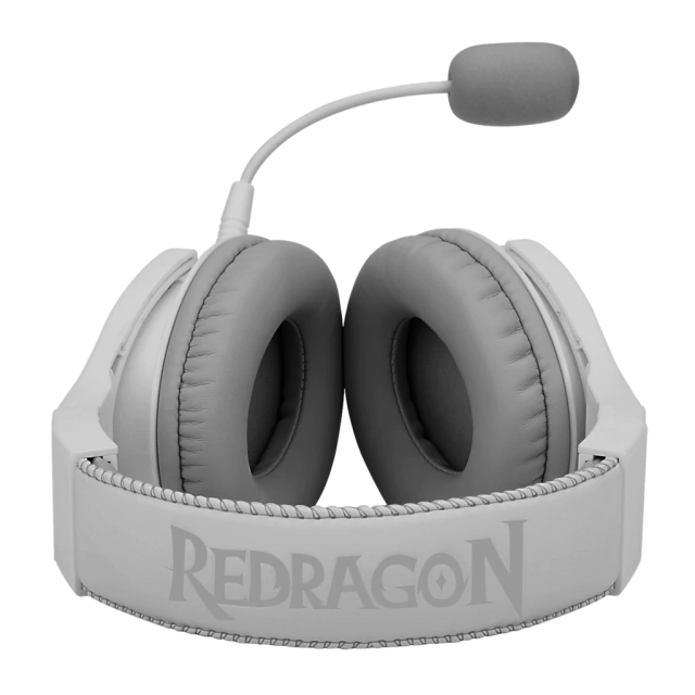Auricular Gamer Redragon H350 Pandora 2 White Rgb Blanco