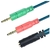 Cable Adaptador Mini Plug 3,5mm A Mic Y Auricular Pc Mallado - comprar online