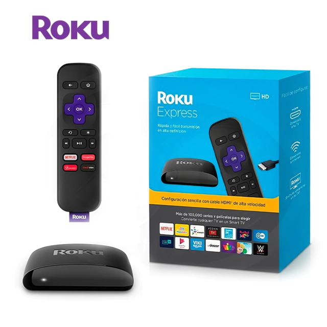 Roku Express 3930r Full Hd Tv Box Conversor Smart Tv Stream